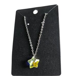 Austrian Crystal Star Pendant Necklace